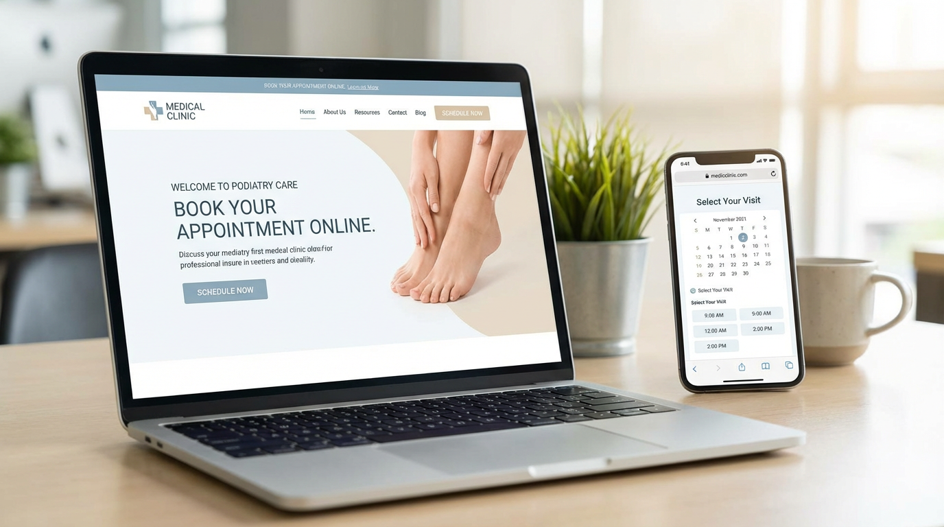 Modern Clinic Website Design