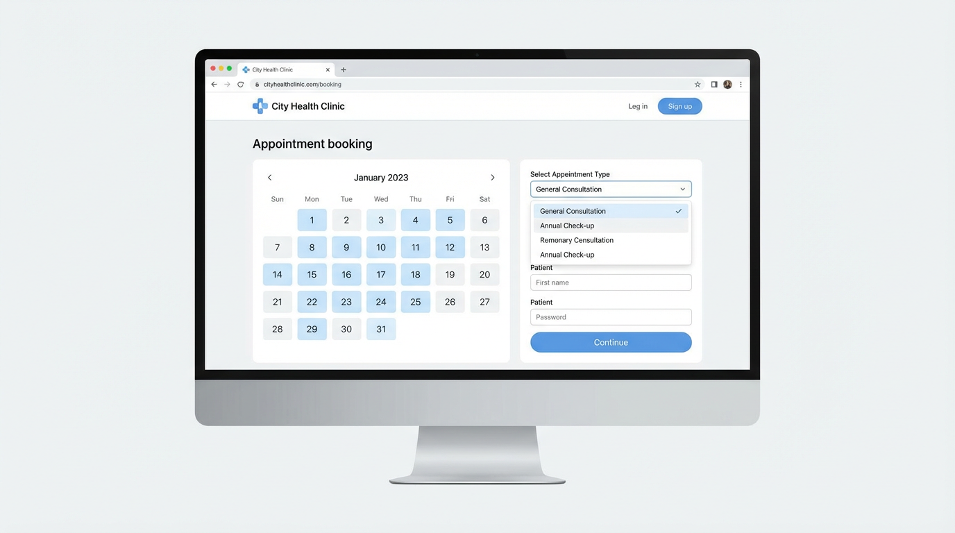 Intuitive Booking Interface